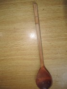 Wooden spoon measure